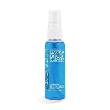 Cinema Secrets Spray limpiador de brochas de maquillaje profesional, vainilla (2 onzas líquidas)