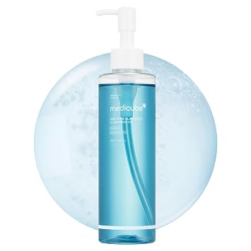 medicube Zero Pore Aceite Limpiador de Puntos Negros | Desmaquillante para todo tipo de piel, Limpiador Facial Hidratante Diario, Baja Irritación | Cuidado de la piel coreano (205ml / 6.93 fl.oz)