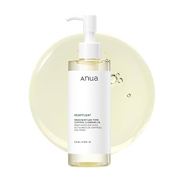 Anua Heartleaf Aceite limpiador para el control de poros, cuidado de la