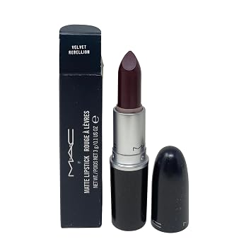 MAC Cosmetics - Lápiz labial mate, Velvet Rebellion, 0.1 oz / 3g