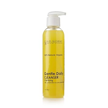 RD Alchemy - Limpiador diario suave natural y orgánico. El mejor lavado facial para pieles grasas y pieles mixtas propensas al acné. Limpieza profunda con árbol de té y sello dorado.