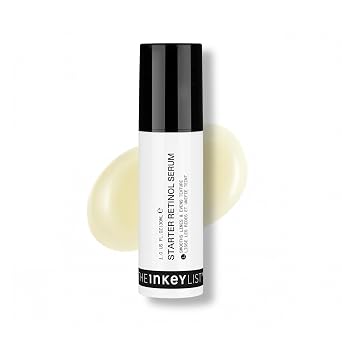 The INKEY List Starter - Suero de retinol dual de 1 onza líquida, trío de amisol al 0.5% y 0.2% Symrelieve, renovación suave de la piel, suaviza las líneas finas, hidratación y protección de barrera