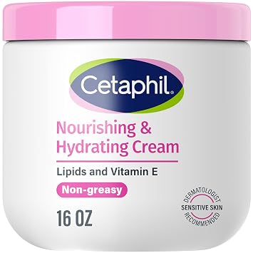 Cetaphil Crema corporal nutritiva, con infusión de aceite, piel muy seca