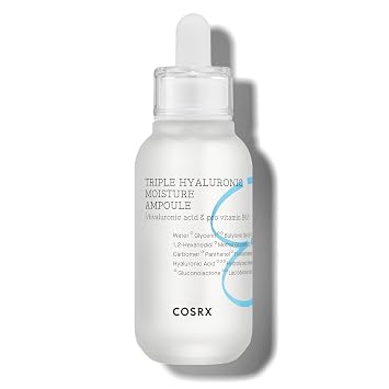 COSRX Hydrium Triple Hyaluronic Moisture Ampoule, 40ml / 1.35 fl.oz | Suero Viscoso de Ácido Hialurónico | Cuidado de la piel estilo coreano, libre de pruebas en animales, sin parabenos