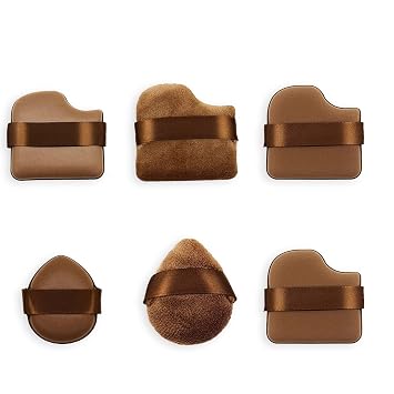 Soplos planos del maquillaje de la esponja del maquillaje para el corrector y el polvo de la fundación