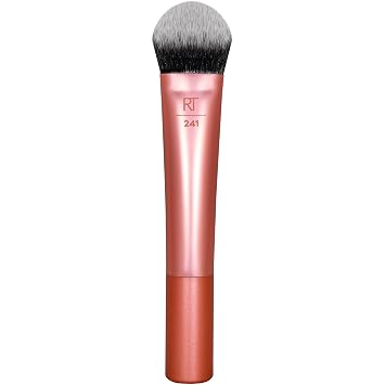Real Techniques Cepillo de maquillaje de tez sin costuras, cepillo de base