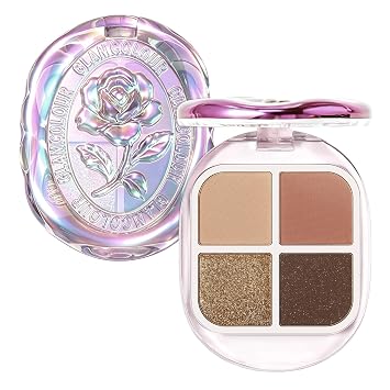 Paleta de maquillaje de sombra de ojos nude neutra, marrón topo y dorado, acabado mate y brillante, paleta de maquillaje altamente pigmentada de larga duración, tamaño apto para viajes