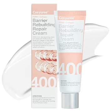 Crema reparadora de colágeno + PDRN, hidratante para hidratación, cuidado de poros y cuidado de manchas, cuidado de la piel vegano coreano para todo tipo de piel, 50 ml (1.69 fl oz)
