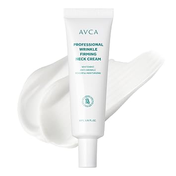 AVCA Crema profesional reafirmante para cuello y escote, cuidado de la piel coreano, K-beauty (1.0 fl oz/1.01 fl.oz.)