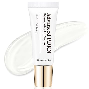 PDRN - Suero labial, bálsamo labial hidratante rejuvenecedor PDRN avanzado, hidratante labial de ácido hialurónico para labios oscuros secos y agrietados, exfoliación suave, tratamiento labial