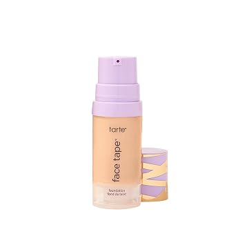 tarte base de maquillaje face tape – Base de cobertura completa con acabado mate con Snow Mushroom y ácido hialurónico para hidratación, resistente al agua, vegana y libre de crueldad animal