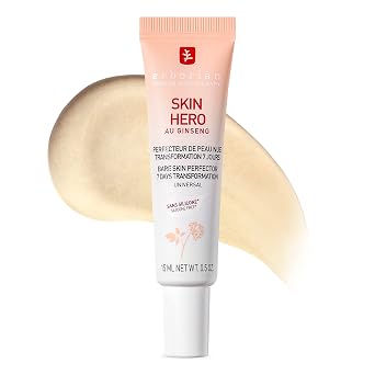 Erborian Skin Hero Perfector, Non-Tinted Smoothing Primer, Korean Skincare