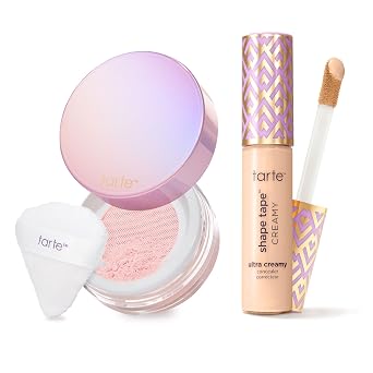 tarte Corrector cremoso de cinta de forma y polvo de ajuste sin arrugas