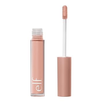 e.l.f. Corrector de color camuflaje para ojeras, corrector hidratante iluminador debajo de los ojos, neutraliza la decoloración, infundido con ácido hialurónico, melocotón