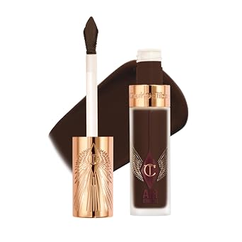 Charlotte Tilbury AIRbrush Corrector de desenfoque impecable – Corrector para ojeras, manchas y más – Hidratante, cobertura completa con un acabado mate natural