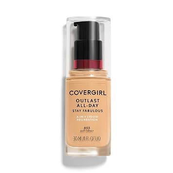 Covergirl Outlast All-Day base de maquillaje fabulosa 3-en-1., Miel suave