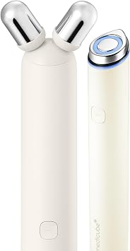 medicube Mini Booster Pro Plus - Juego de dispositivos de rodillo facial, cara y cuerpo, color beige