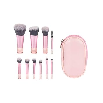 Makeup Brushes Set, 10 Pcs Multifunctional Synthetic Makeup Brushes with Bag,Premium Professional Foundation Make Up Brush Sets for Women for Concealer Cream Eyeshadow Eyeliner Application Powder