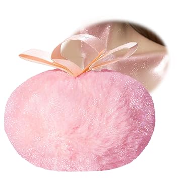 Body Shimmer Powder Puff, polvo de maquillaje con purpurina multiuso resaltador en polvo de larga duración, suave y cómodo, polvo de maquillaje ideal para cualquier ocasión