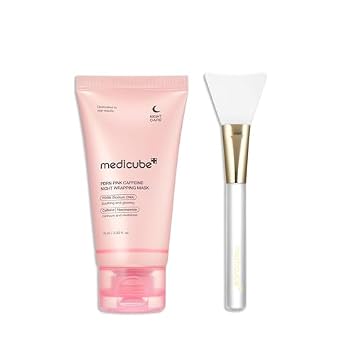 medicube Salmon DNA PDRN - Juego de mascarilla y cepillo de gelatina para