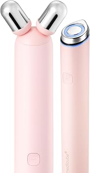 medicube Mini Booster Pro Plus - Juego de dispositivos de rodillo facial, cara y cuerpo, color rosa