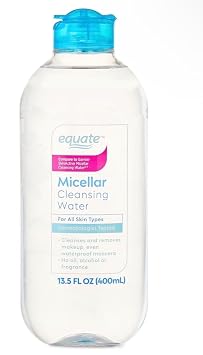 Equate Agua Limpiadora Micelar para Todo Tipo de Piel, 13.5 fl oz