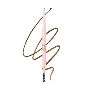 Covergirl Clean Fresh Brow Nano, 500 marrón medio, lápiz de cejas, punta ultra precisa, impermeable, resistente a la transferencia, spoolie integrado, fórmula vegana, 0.001 onzas