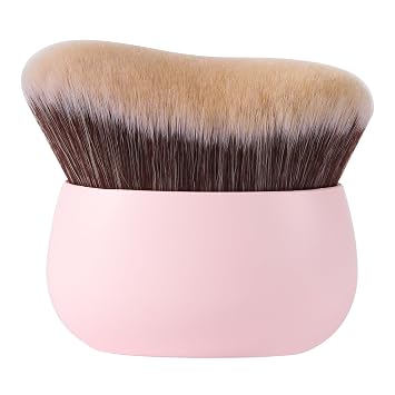 Brocha de maquillaje corporal extra grande, aplicador de cobertura corporal de cabeza ancha de 2.953 in para autobronceador, maquillaje de piernas y mezcla corporal para maquillaje de cubierta de