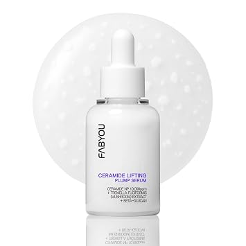 Ceramide Plumping Serum for Face 1.01 fl oz – Anti-envejecimiento, cuidado de arrugas con volufilina y bakuchiol, cuidado de la piel coreano de vidrio para reafirmar, reparación de barreras e
