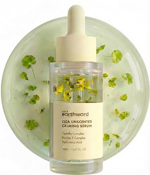 Centella Serum con 494,700 ppm Centella Asiatica, ampolla calmante sin perfume para piel sensible y propensa al acné, alivio del acné y el enrojecimiento, hialurón/niacinamida, cuidado de la piel coreano, 1.0 fl oz/1.01 fl oz