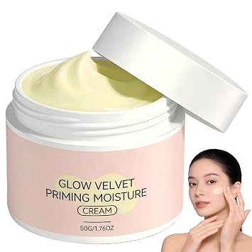Imprimación facial Glow Velvet - Base de maquillaje de ácido hialurónico y