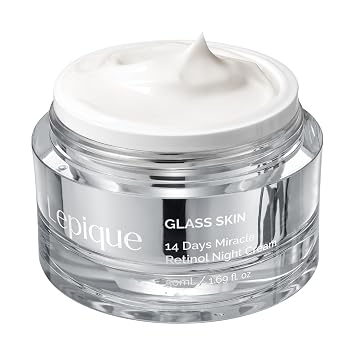 Lepique Crema de noche Retinol - Crema reparadora coreana No.1, 1.69 onzas