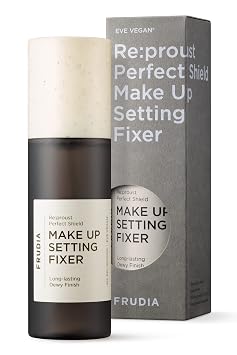 WELCOS Frudia Re:proust Perfect Shield - Fijador de maquillaje coreano para el cuidado de la piel y la piel hidratante facial | Spray fijador de maquillaje coreano para la cara, maquillaje hidratante