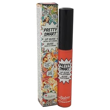 theBalm Read My Lips Lip Gloss, Pop!, altamente pigmentado, ultra hidratante