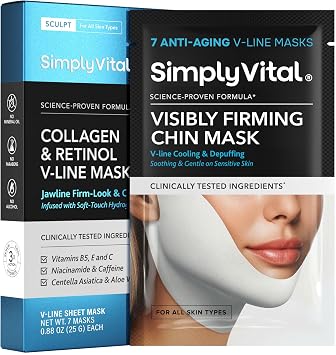 V Line Lifting Máscara con Colágeno Retinol Ácido Hialurónico Niacinamida 7