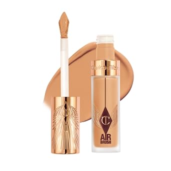 Charlotte Tilbury AIRbrush Corrector de desenfoque impecable – Corrector para ojeras, manchas y más – Hidratante, cobertura completa con un acabado mate natural