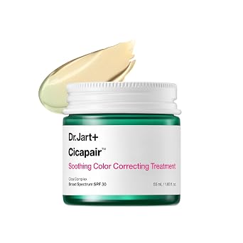 Dr. Jart+ Cicapair Soothing Korean Color Correcting Treatment SPF 30 with Centella Asiatica| Redness Corrector for Face| cc cream | Korean Skin Care