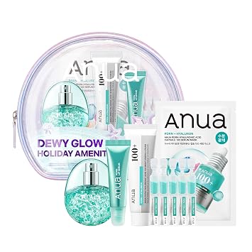 ANUA Dewy Glow - Kit de amenidades navideñas