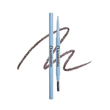[A by Unleashia] Lápiz de cejas Real Fine de 0.039 in #K-beauty rímel vegano #K-beauty maquillaje de ojos (No.2 Mud Brown)