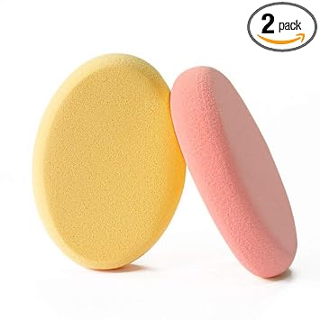 Esponja ovalada para maquillaje de tono de piel y rosa, cojín de aire, esponja de base de huevo de belleza, esponja de maquillaje profesional, húmedo y seco