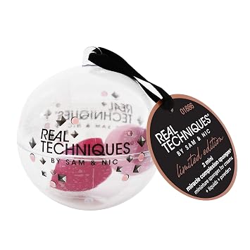 Real Techniques Mini Miracle Complexion Sponge - Licuadora de maquillaje, esponjas de belleza, 2 unidades