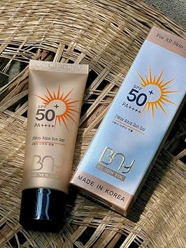 Paquete de 2 gel solar Be New You (BNY), SPF 50+ PA++++ protector solar coreano, para todo tipo de piel