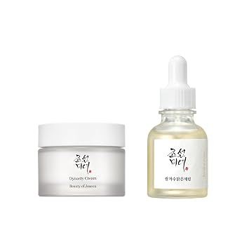 Beauty of Joseon Glow Deep Serum Rice + Alpha-Arbutin (1.0 fl oz, 1.01 onzas líquidas) con crema hidratante facial Dynasty Cream (1.7 fl oz, 1.69 onzas líquidas), cuidado de la piel coreano