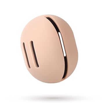 FERYES Soporte para Esponja de Maquillaje – Estuche de Silicona Ecológica Irrompible para Mezcladora de Maquillaje de Belleza para Viajes - Caqui