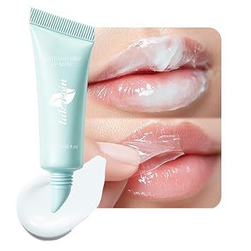 Mascarilla de labios para labios suaves, exfoliante labial refrescante y cuidado de labios hidratante, máscara de preparación de labios para labios secos antes de la aplicación del lápiz labial