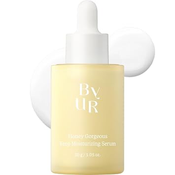 ByUR Honey Gorgeous Keep - Suero hidratante profundo + nutritivo para piel cristalina, cuidado de barrera cutánea para piel seca, 4 tipos de extractos de miel y ceramida, cuidado facial diario de los poros, cuidado de la piel coreano