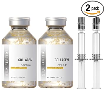 Ampolla de elevación de péptidos de 2 piezas, suero de elevación intensiva de péptido de colágeno, suero coreano antienvejecimiento, suaviza las arrugas, mejora la elasticidad, hidrata, reafirma y levanta