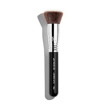 Sigma Beauty Kabuki plana pincel de maquillaje denso F80 – Flat parte superior Jefe, suave y fibras