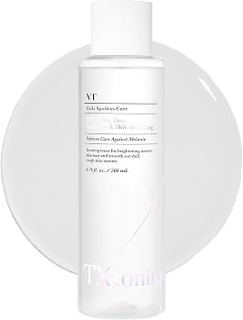 VT COSMETICS Tónico facial tonificante TX con ácido tranexámico, niacinamida, glutatión, tóner hidratante y refrescante para manchas oscuras, cicatriz de acné, manchas solares, manchas de la edad, cuidado de la piel coreano (6.76 onzas líquidas)