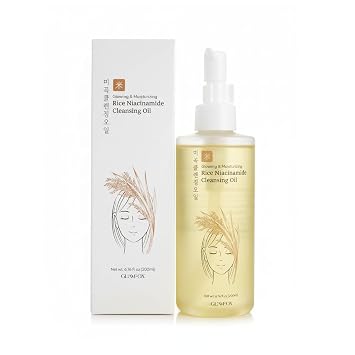 Aceite limpiador de niacinamida de arroz - Iluminador e hidratante